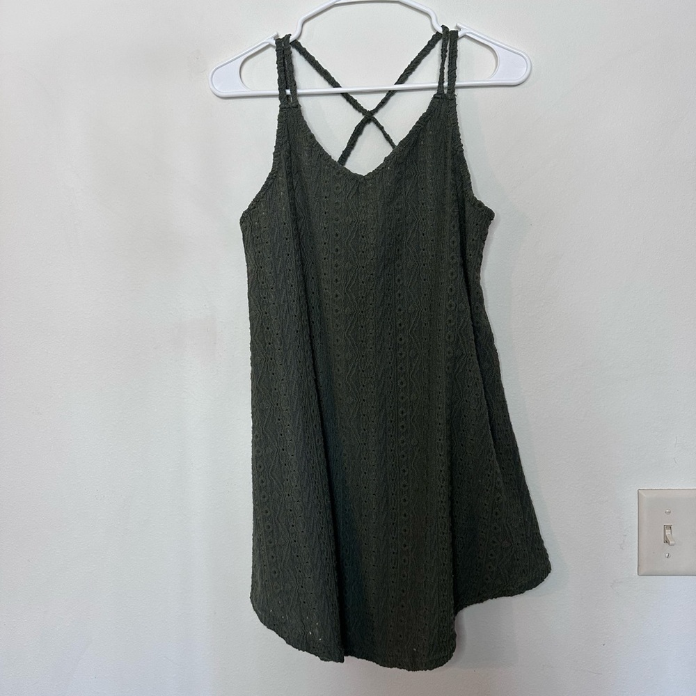 Cupshe Olive Textured Knit Swim Cover